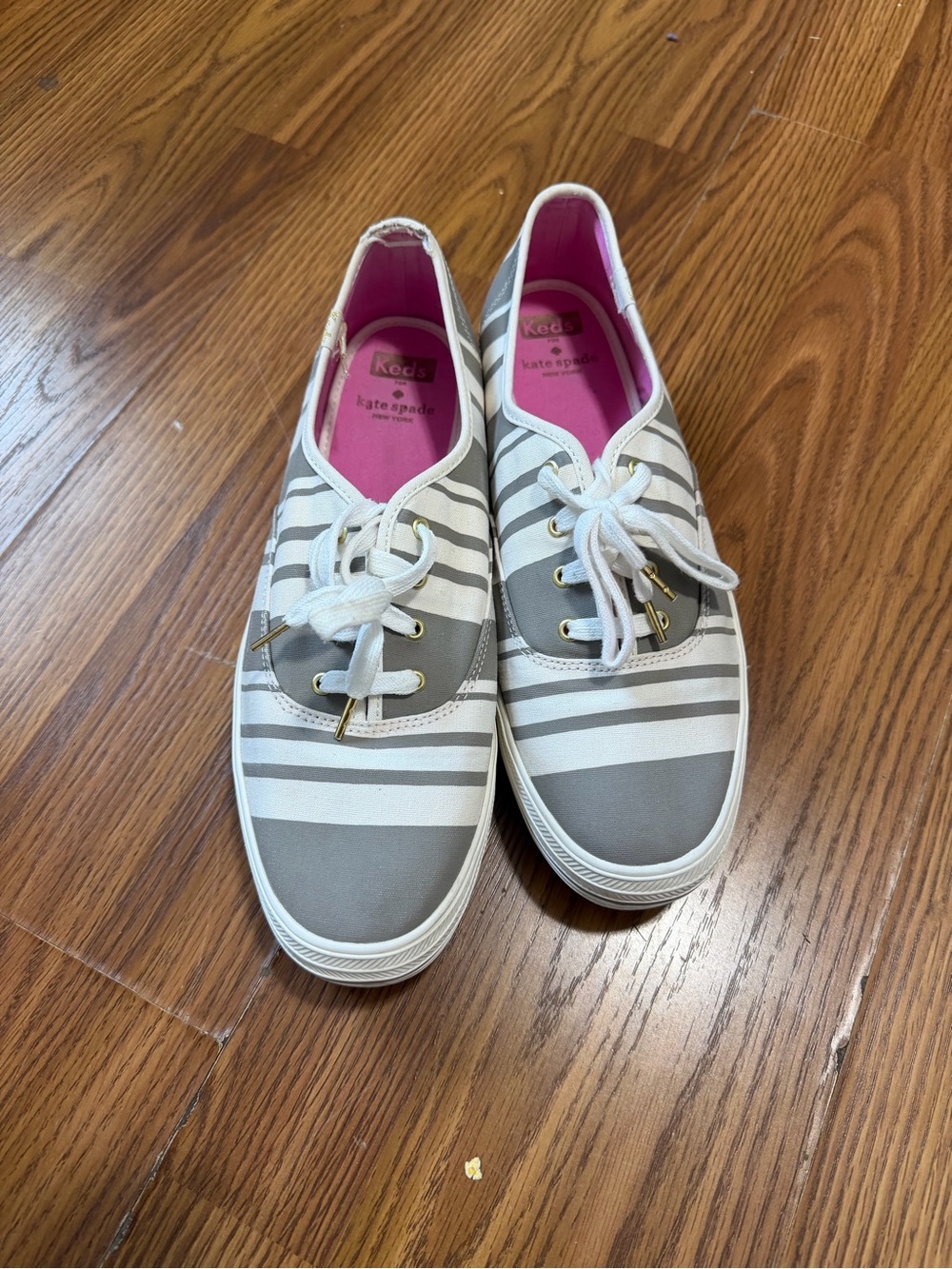 Keds x Kate Spade New York Triple Decker striped platform sneakers size 11